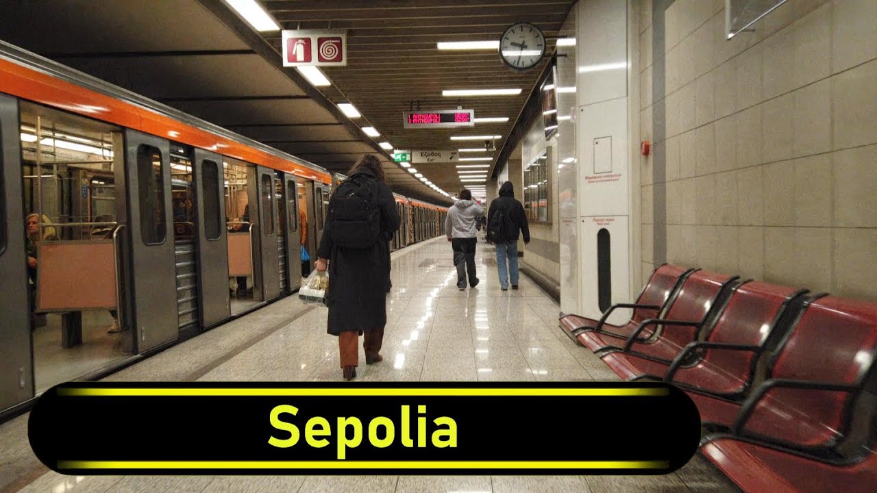Metro Station Sepolia - Athens 🇬🇷 - Walkthrough 🚶
