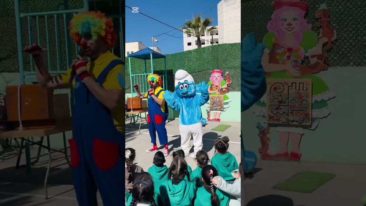 من أجواء زيارة المهرج سمسم لأبطالنا الخبراء لهذا اليوم 🤹🎊