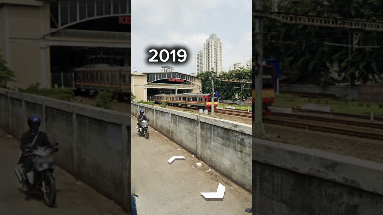 Stasiun Kebayoran Jakarta Selatan Part 1 Time Lapse From Year to Year #shorts #jaksel #timelapse