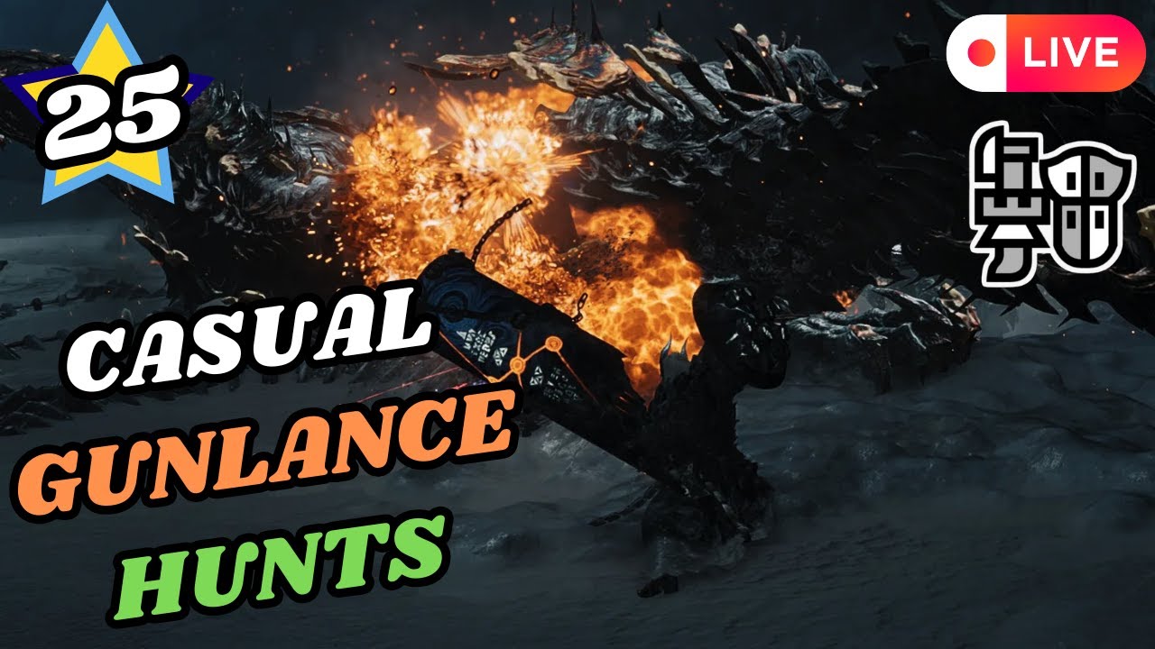 Casual Gunlance Hunts | Open Lobby | Monster Hunter Wilds
