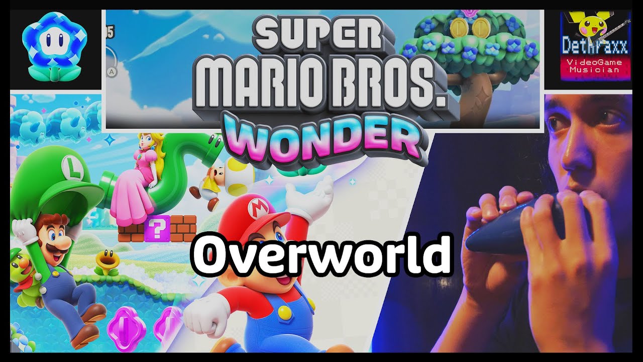 Super Mario Bros. Wonder:  Overworld (Pipe Rock Plateau) | Guitar Metal Remix Cover by Dethraxx