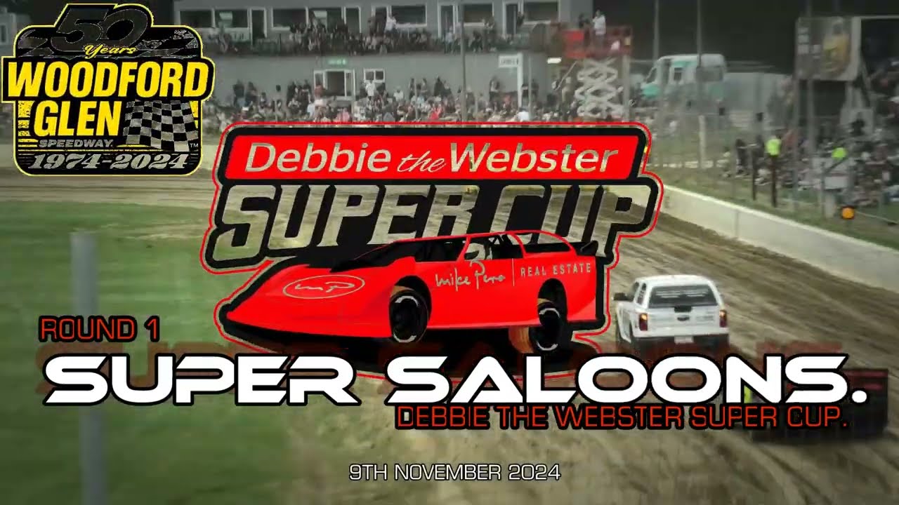 DEBBIE THE WEBSTER SUPER CUP, WOODFORD GLEN SPEEDWAY. ROUND 1  2024