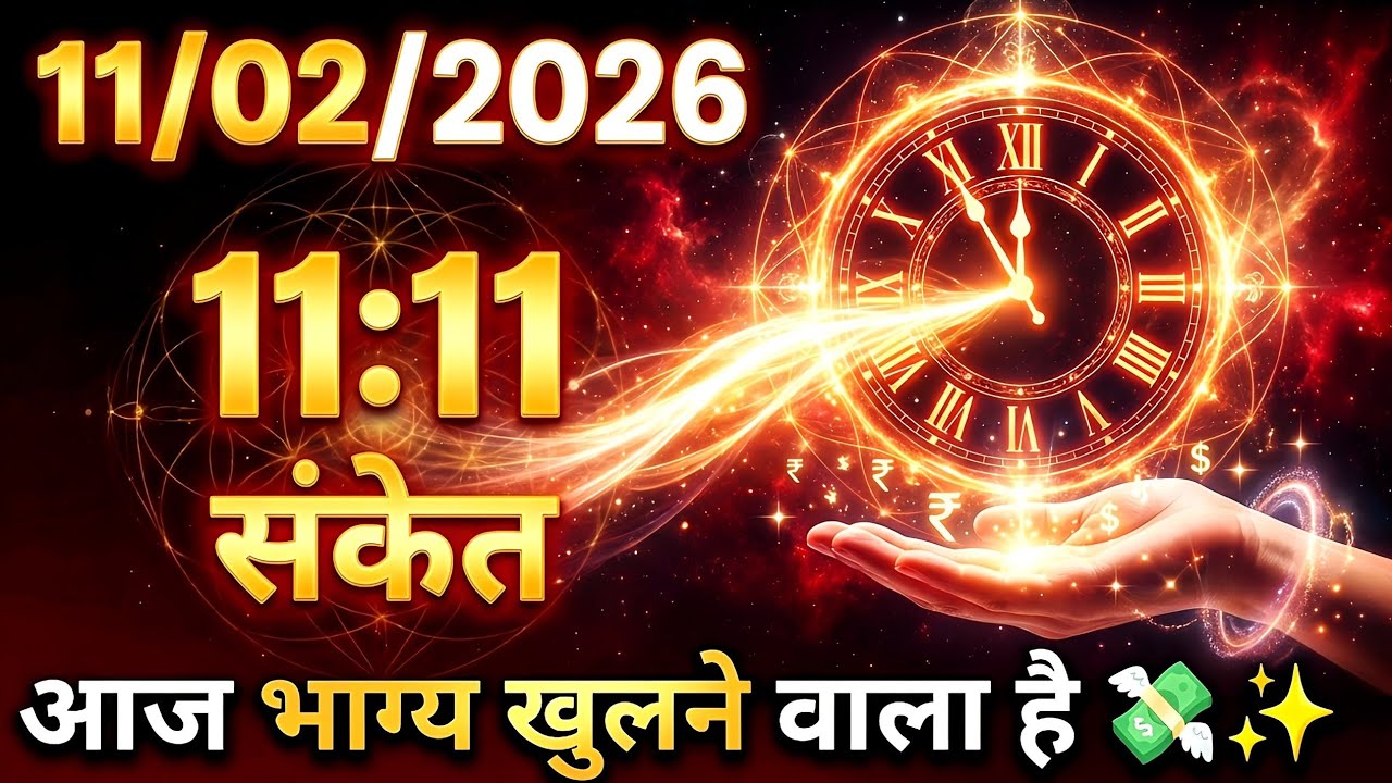 ✅️ 11 February 2026 का 11:11 चमत्कार || आज तुम्हारे साथ कुछ अलौकिक होने वाला है ✨🙏| Universe Signals