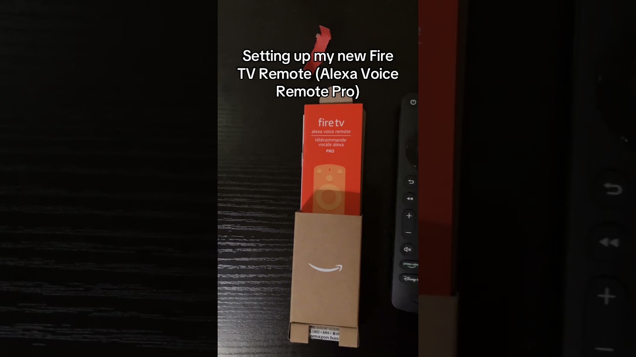 Setting up my Alexa Voice Remote Pro #shorts #amazon #firetv #remote