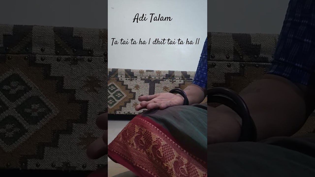 ta tai ta ha Adavu / Kutta Adavu in Adi Talam