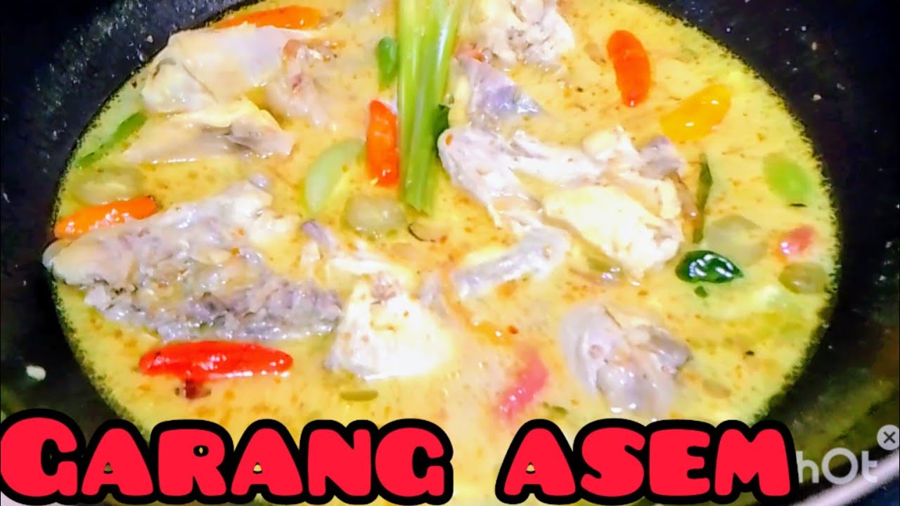 Resep Garang Asem Ayam Tanpa Daun Mudah Banget