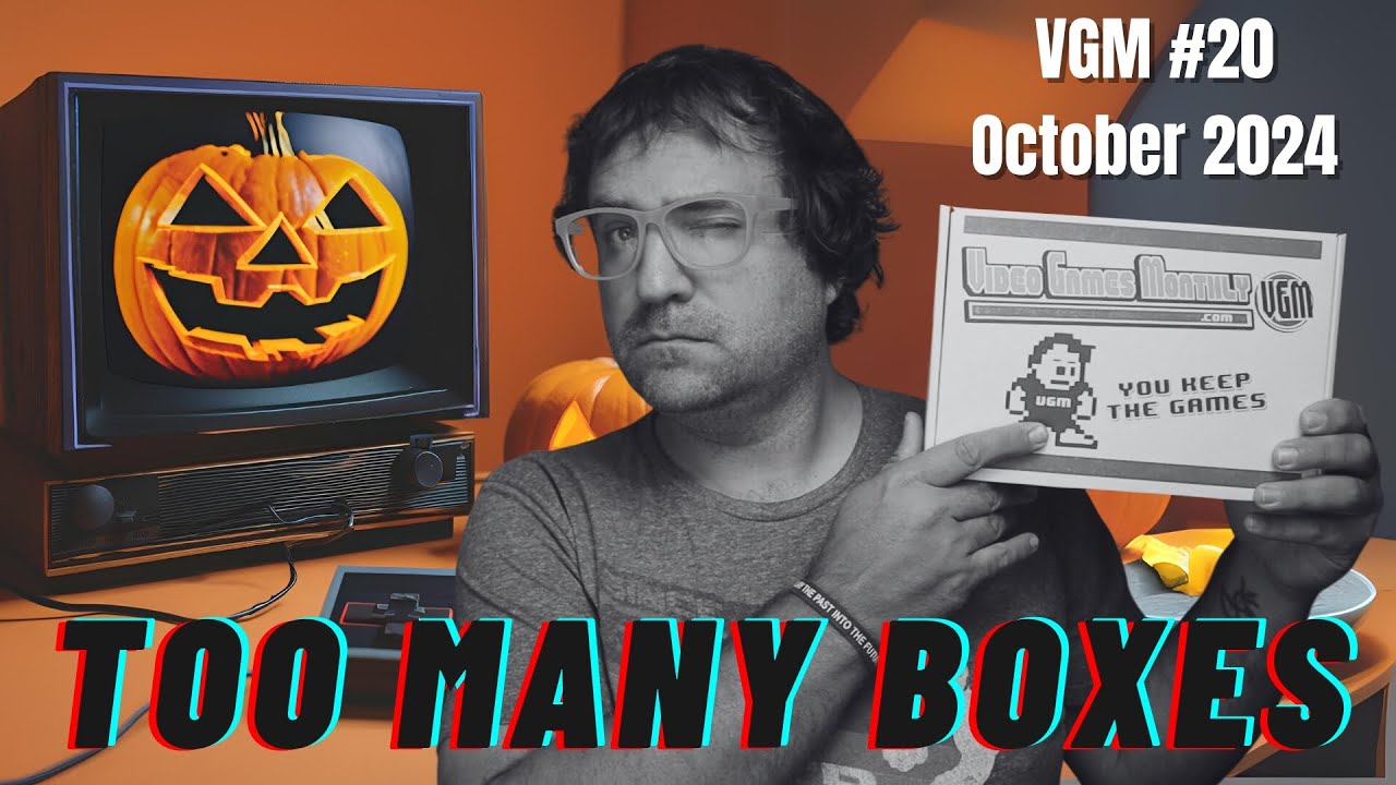 What did the Great Pumpkin bring us?  Video Games Monthly Unboxing #20! October 2024