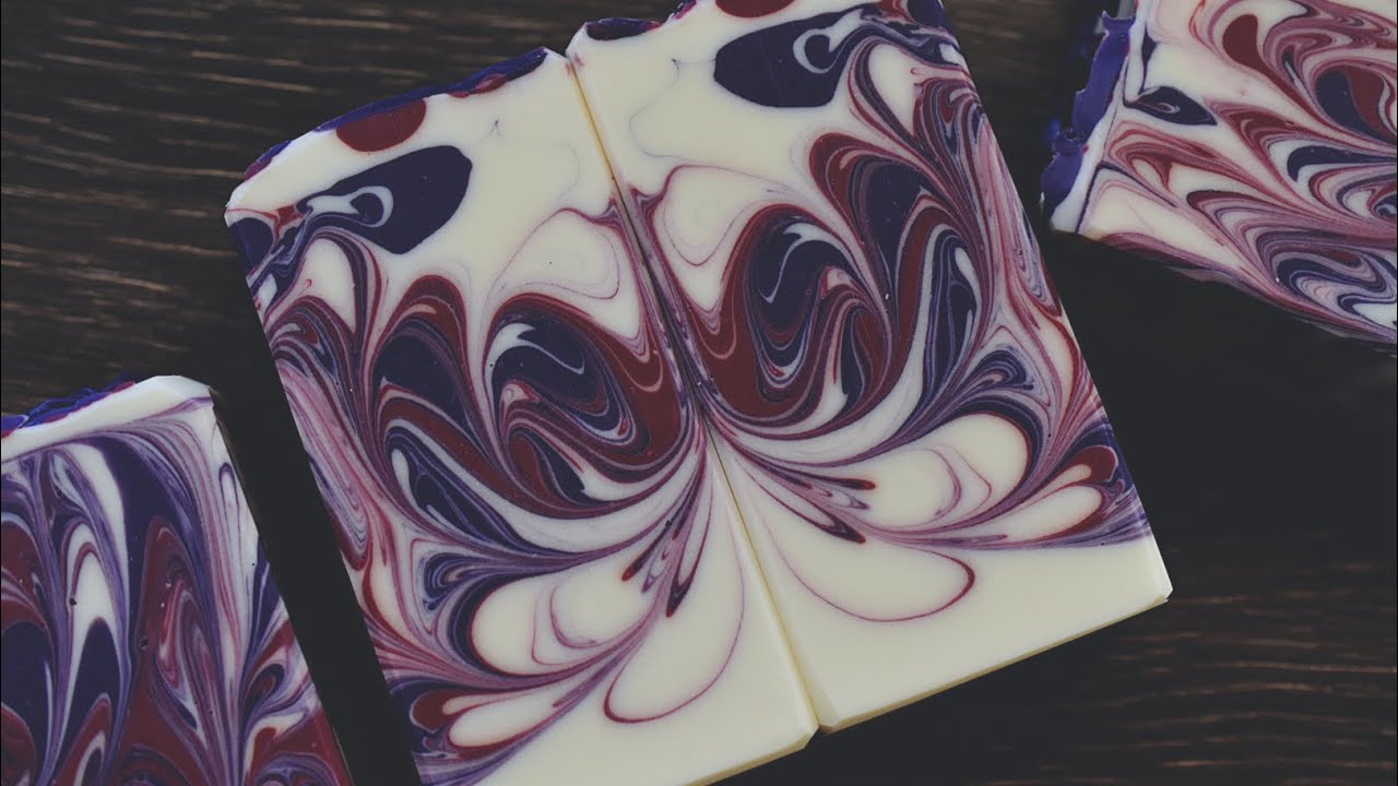 Black Raspberry Vanilla Soap Making