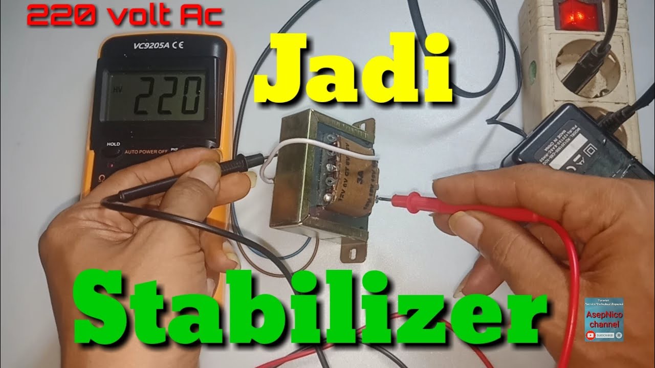 Cara merakit Stabilizer 220 volt Ac pakai travo ct