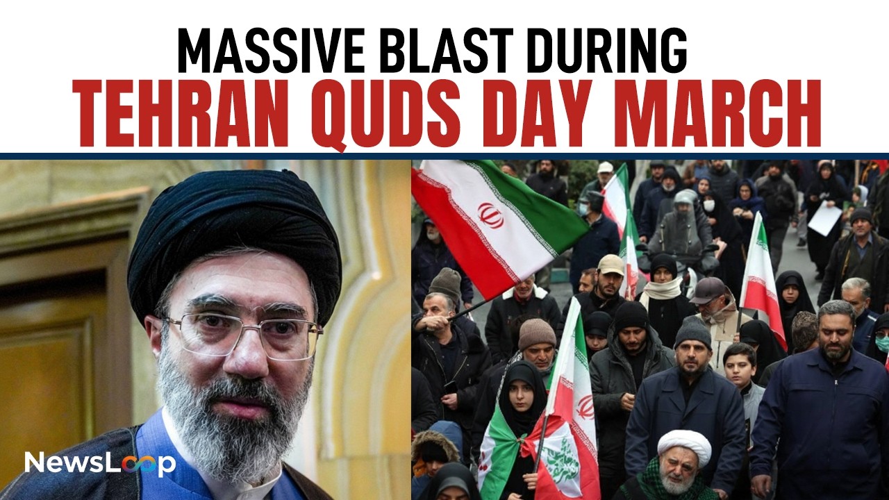 Massive Blast Rocks TEHRAN During Quds Day Demonstration, Iranian Leaders Continue Rally Despite