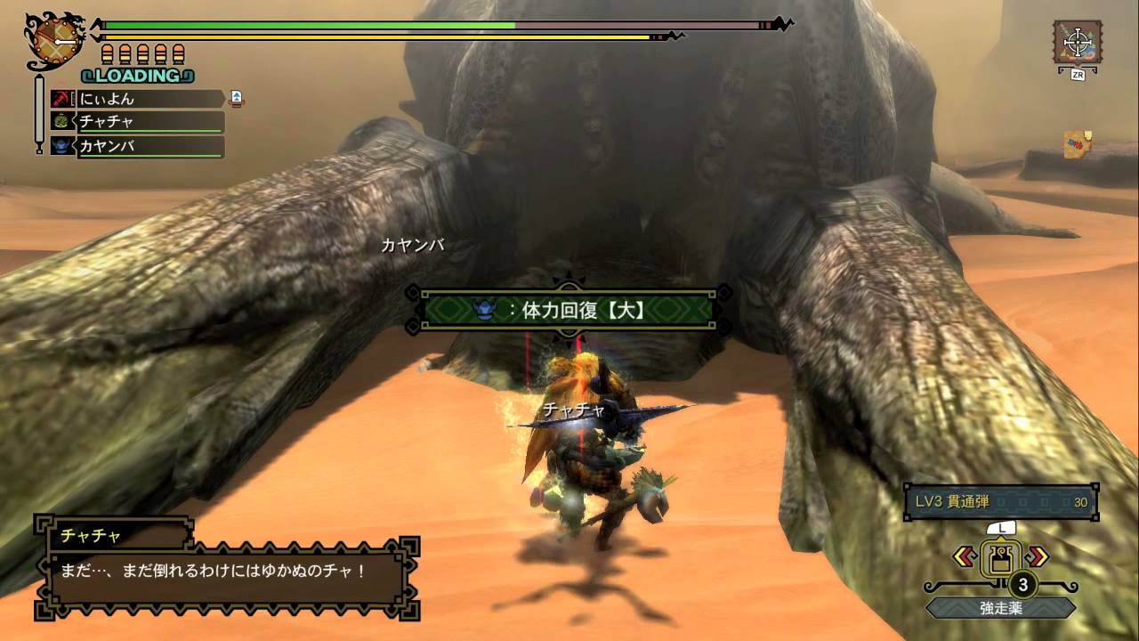 【MH3G HD】ジエン・モーラン ヘビィボウガン(激運)