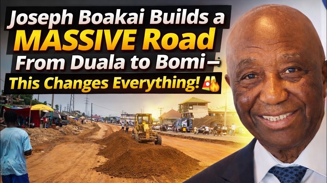 Joseph Boakai Builds  MASSIVE Road From Duala to Bomi — This Changes Everything! 🚧🔥