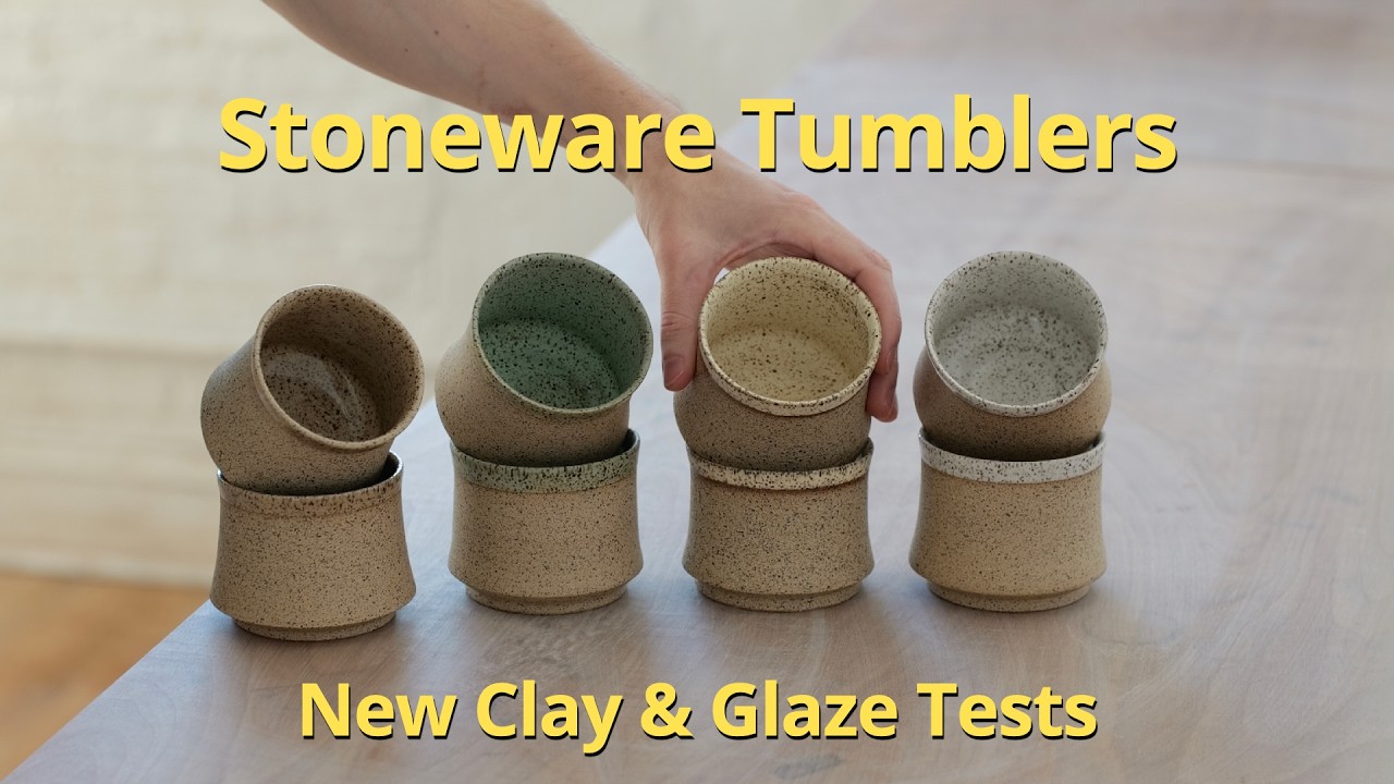 Speckled Stoneware Tumblers - Start to Finish