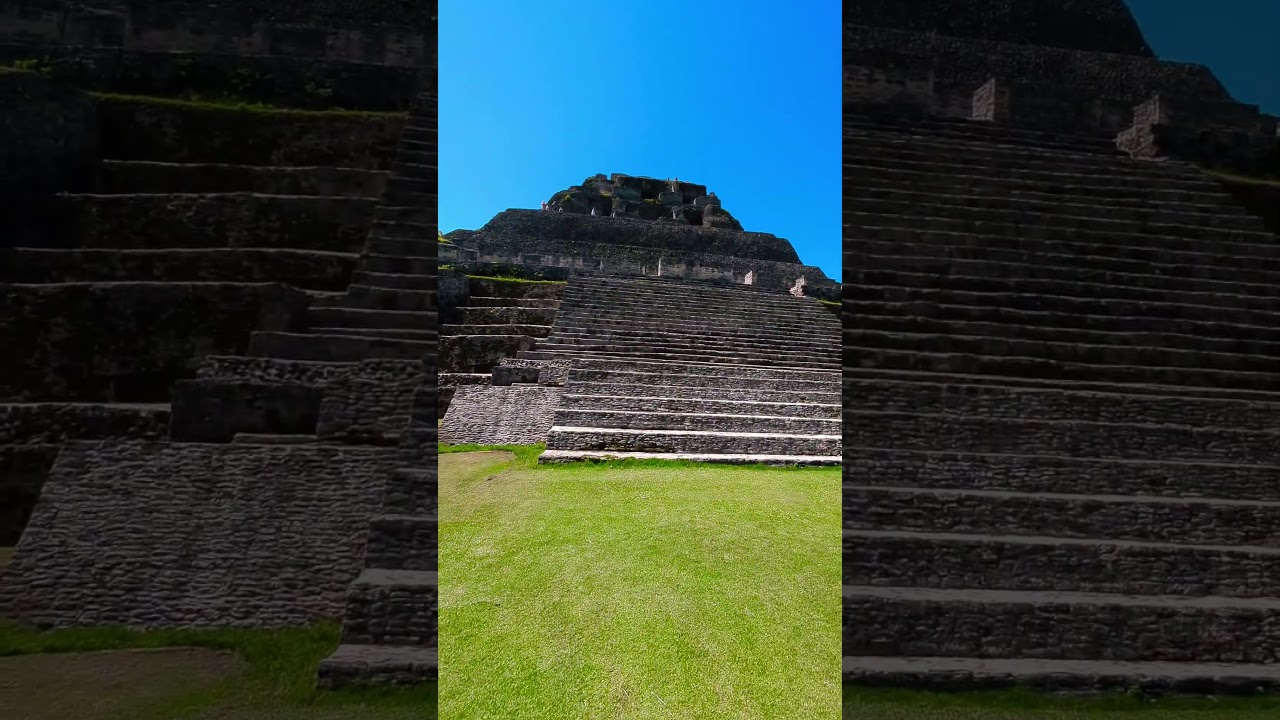 Доберитесь до вершины этих руин майя! #xunantunich