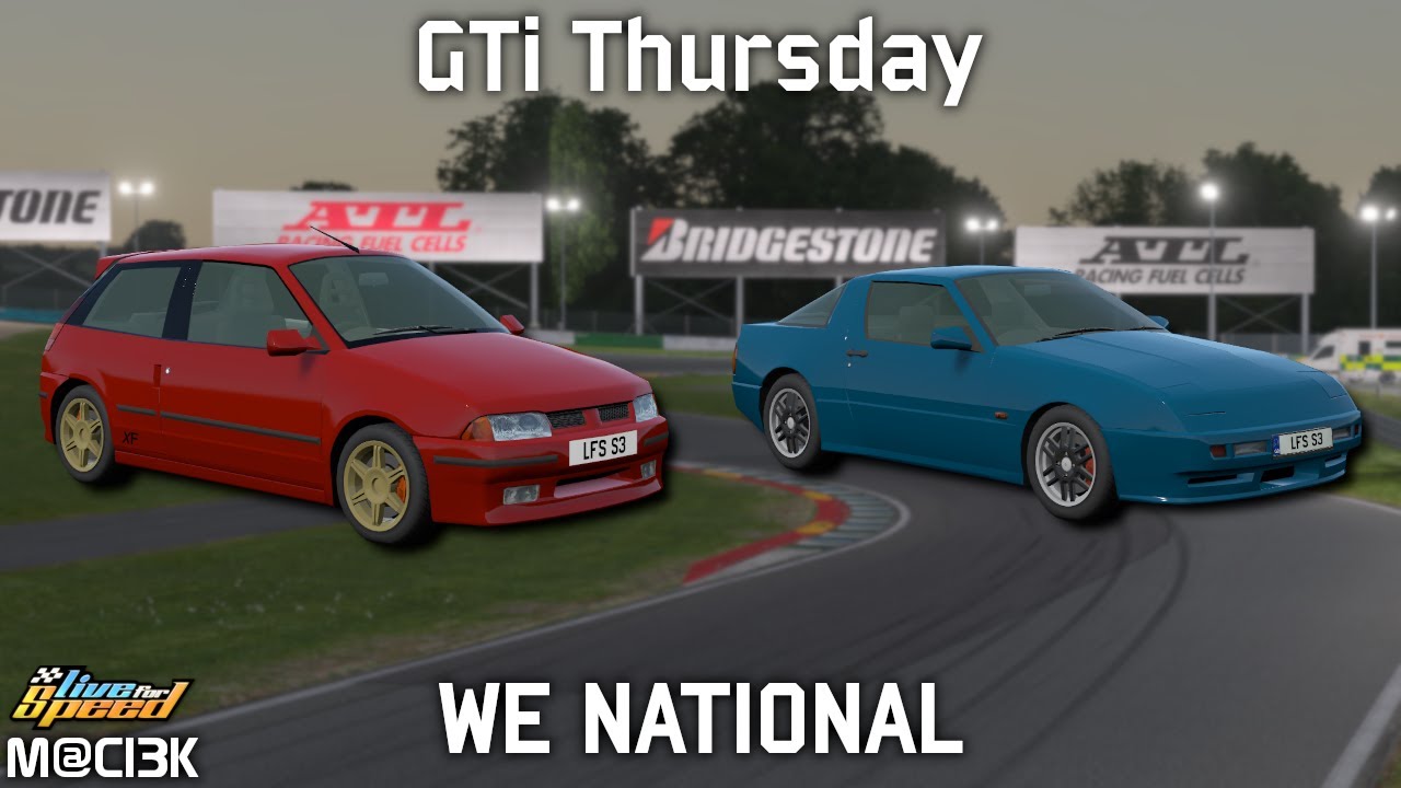 GTi Thursday #3 - Westhill National (WE1) with XFG and XRG | Live for Speed 0.8B @srplfs