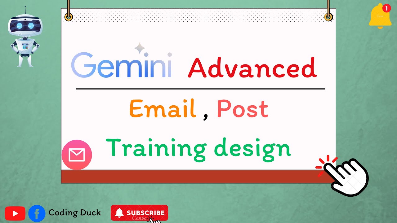 Howto :  เขียนอีเมล/โพสต์/ออกแบบการอบรม ง่ายขึ้น 10 เท่า! ด้วย Google Gemini