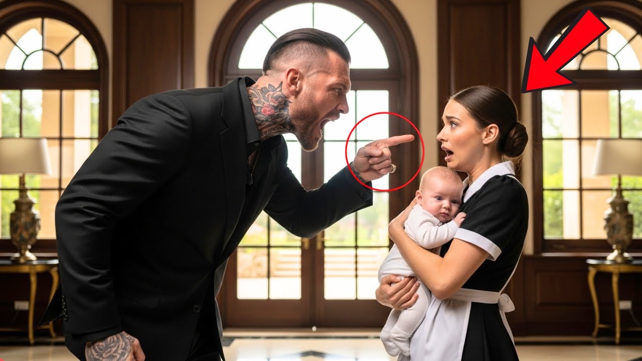 The Mafia Boss Was Left Speechless When the Poor Maid’s Baby Clung to Him—Then He Acted
