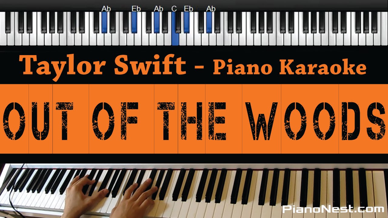 Taylor Swift - Out of The Woods - Piano Karaoke / Sing Along / Cover with Lyrics