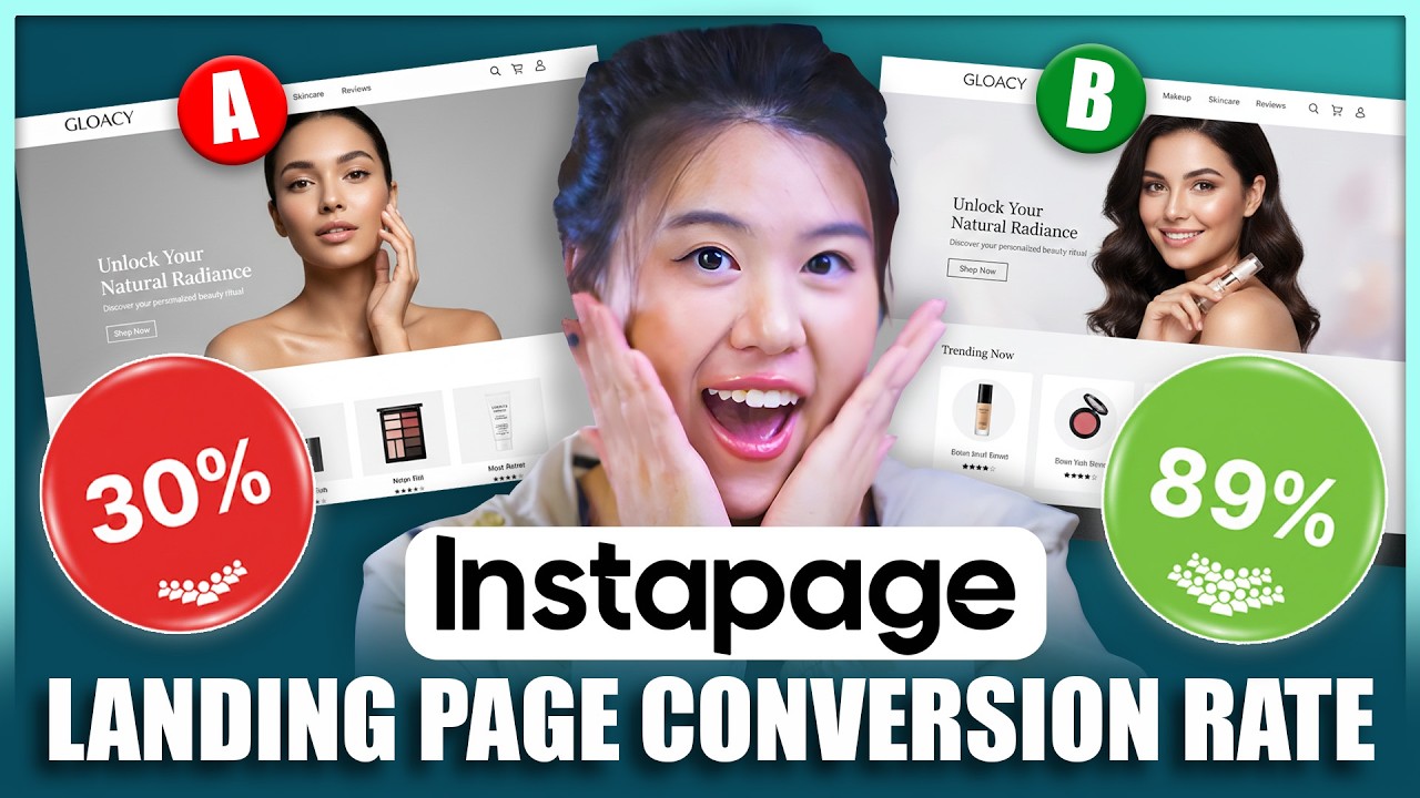 Как провести A/B-тестирование целевой страницы в Instapage (анализ целевой аудитории по количеств...