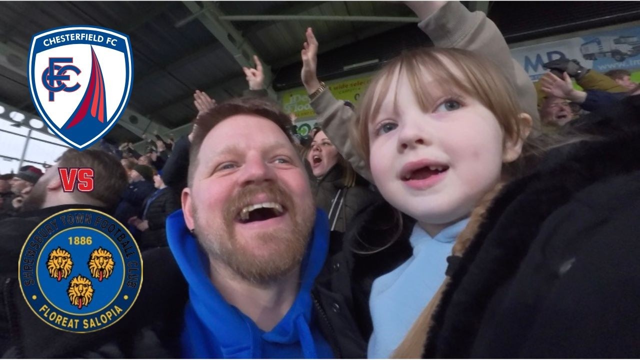 Chesterfield v Shrewsbury Town | Blake Jaimes #englishfootballleague #shrewsburytown #footballvlogs