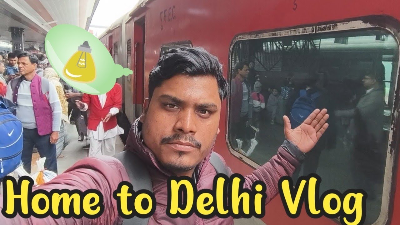 My Journey: Home to Delhi Vlogs#support Me 🙏🥀 घर से दिल्ली का सफर का ब्लॉग🚇