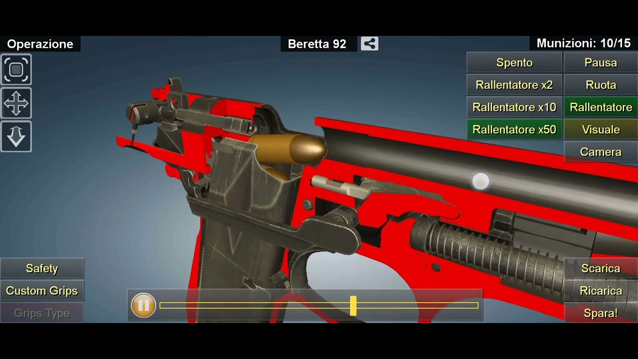 92FS Beretta 🇮🇹 how It works and firing (come funziona e prova di tiro)