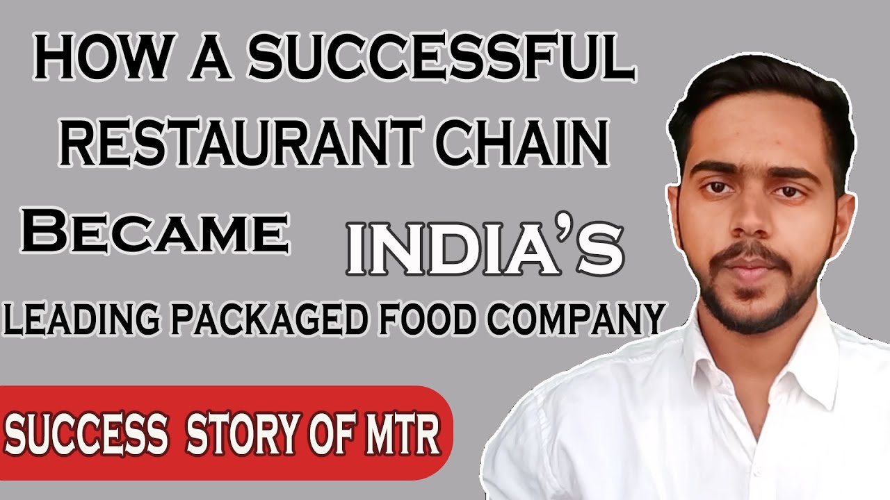 INDIA'S Leading Packaged Food Company || Success Story Of MTR || Stories By AJ