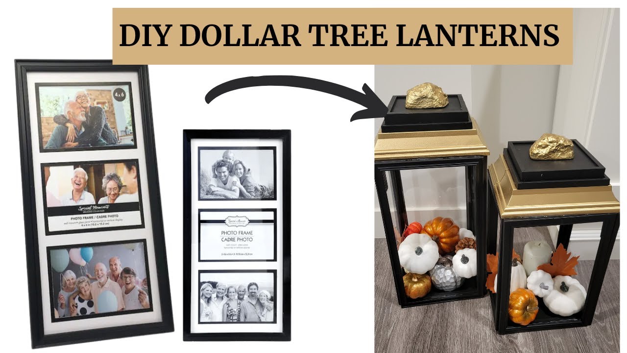 WOW!! How to DIY Lanterns || DIY Dollar tree Lanterns #diylanterns #dollartreediy