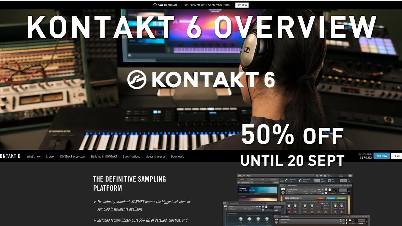 NATIVE INSTRUMENTS - KONTAKT 6 OVERVIEW