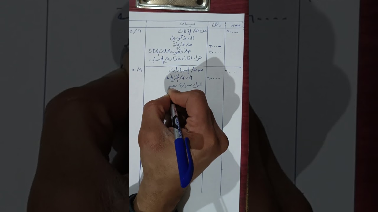 حل مرفق رقم (2) محاسبه الصف الاول التجاري برنامج كاتب حسابات # 2025# معرفة حالة الأصل عند الشراء
