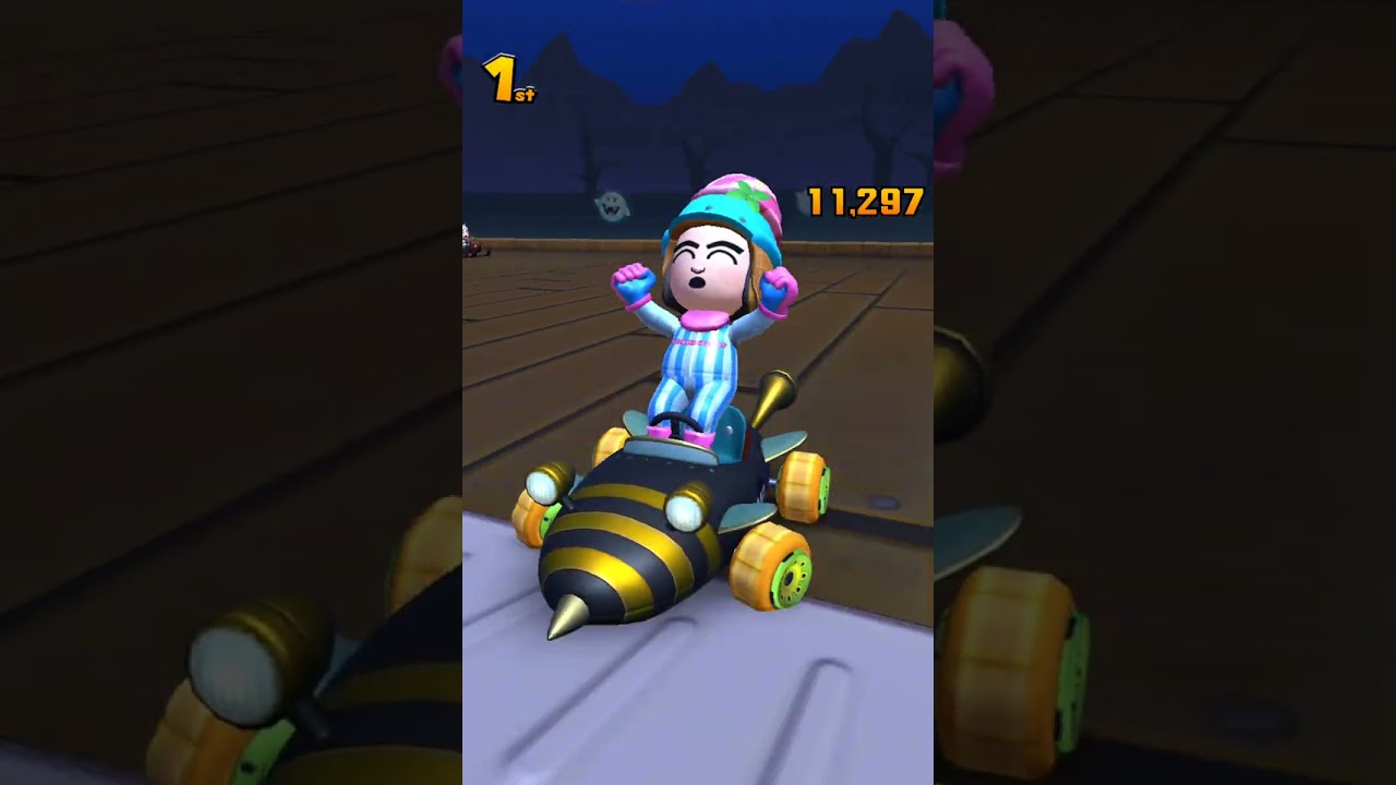 Isabelle plays Mario Kart Tour with @trinityisabellasadventures9570.