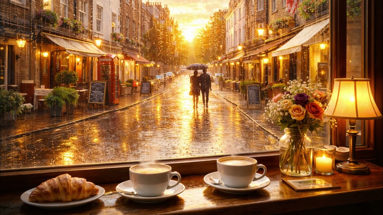 Afternoon Coffee in London ☕ | Warm Lo-fi Jazz 1 Hour