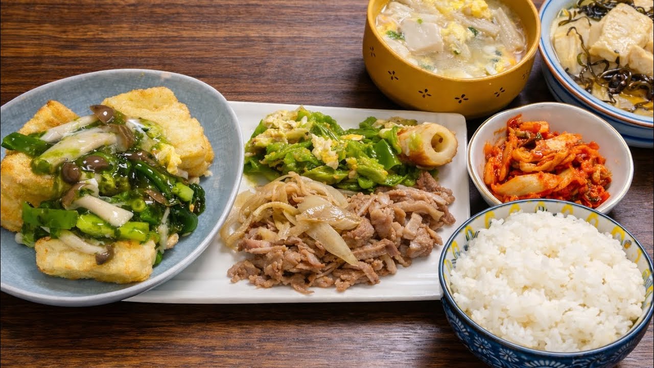 子供4人を育てる30代前半女👩の料理風景