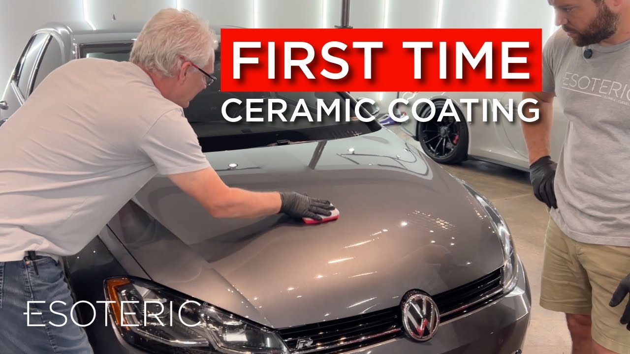 Beginner Applies Ceramic Coating for the FIRST Time (With Pro Guidance!)
