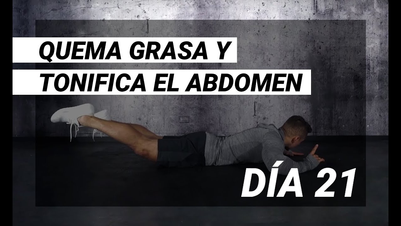 Abdomen definido y marcado - Día 21