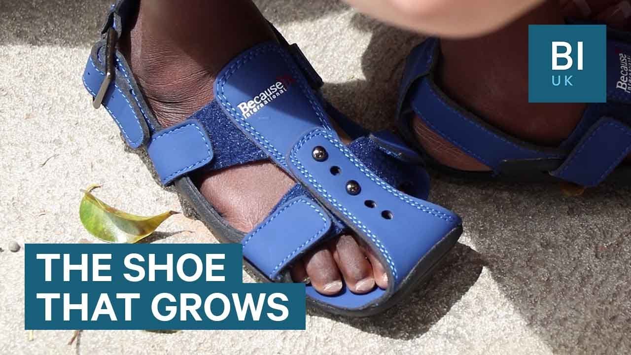 How these expanding shoes are helping children in poverty