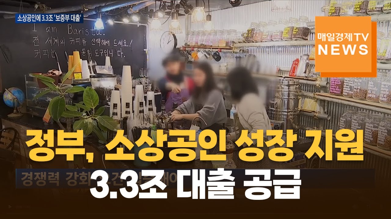 정부, 소상공인 성장 지원&hellip;3.3조 대출 공급