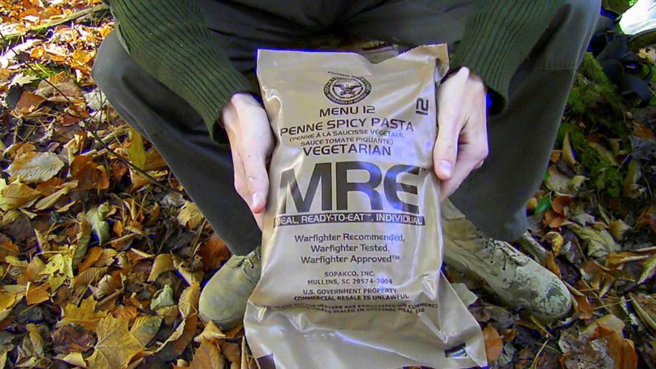 MRE Review: Penne Spicy Pasta Vegetarian Menu # 12.