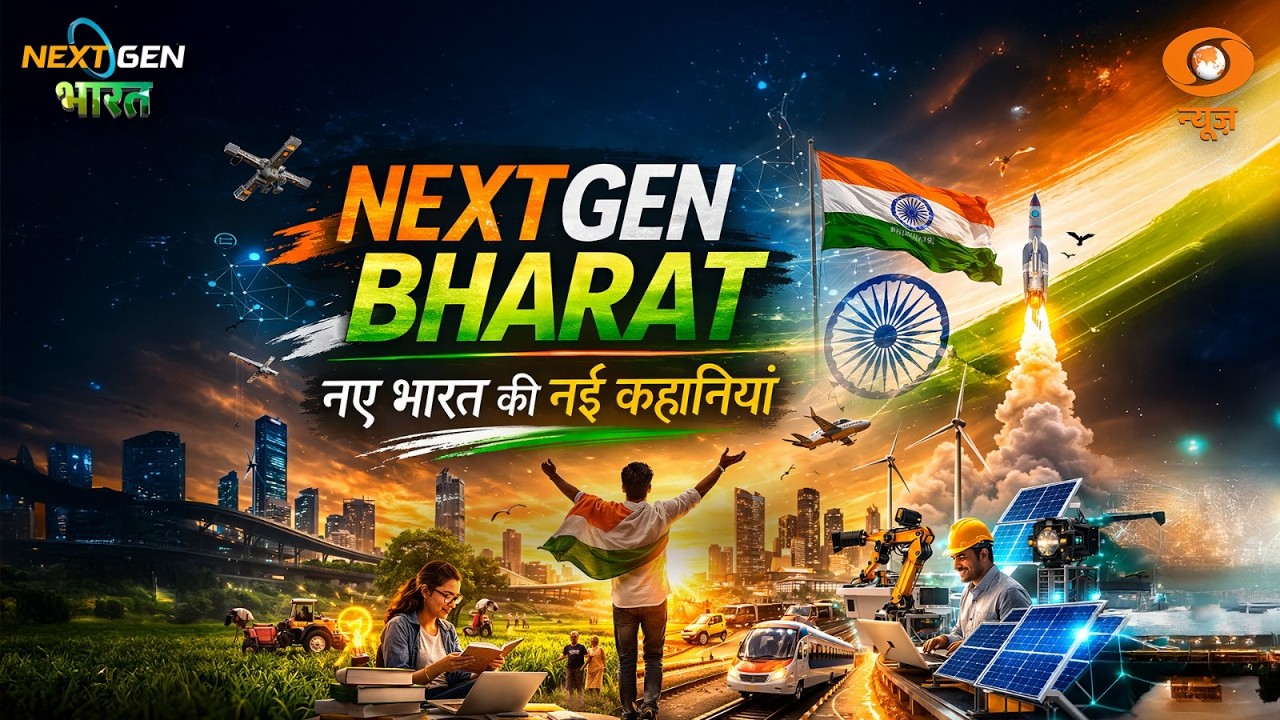 NextGen Bharat: AI का असर फैक्ट्री से ऑफिस तक बदलाव | Aligarh Locks | Classical Dance | DD News