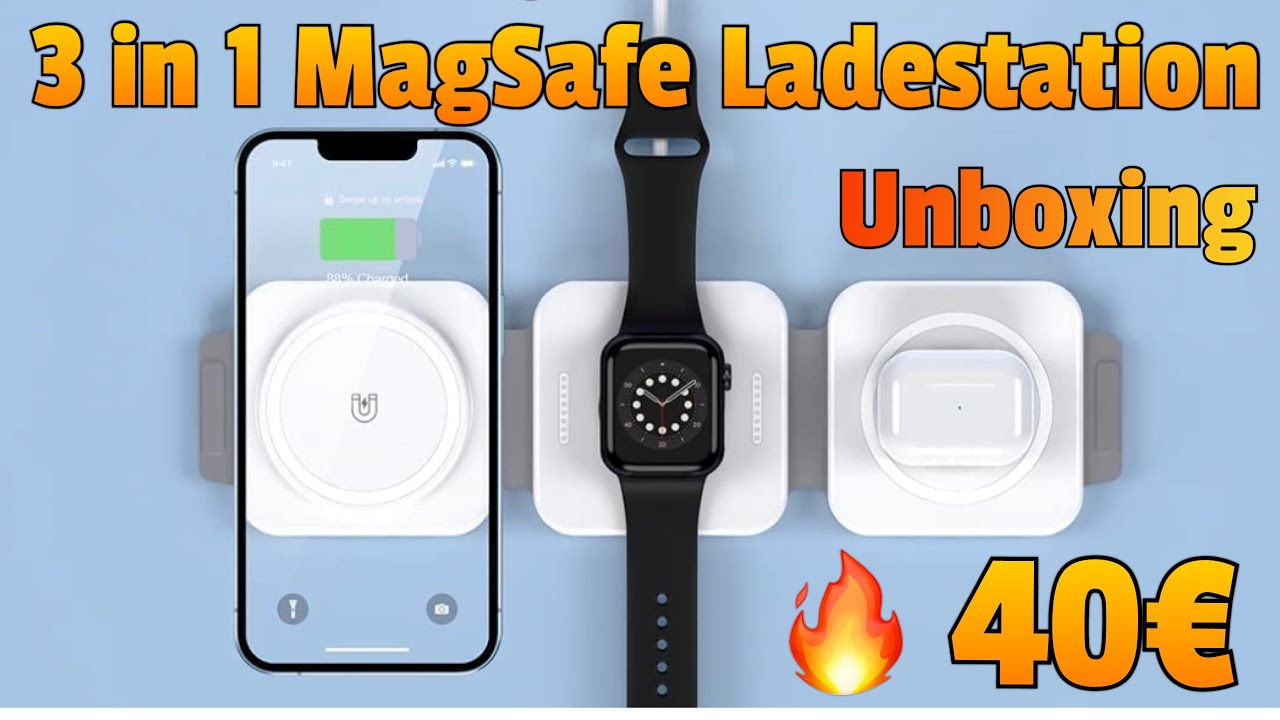 3-in-1 MagSafe Ladestation – Unboxing für iPhone, Watch & AirPods