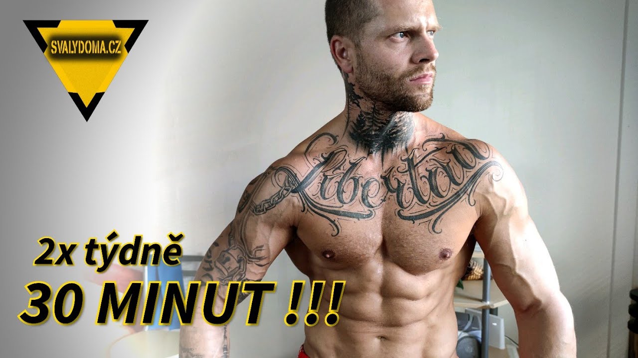 #173 Tenhle trénink stačí dělat 2x týdně, aby vám rostly svaly. CVIČENÍ DOMA s vlastní vahou !
