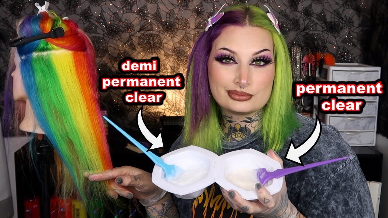 DOES CLEAR COLOR REMOVE SEMI PERM DYES?!
