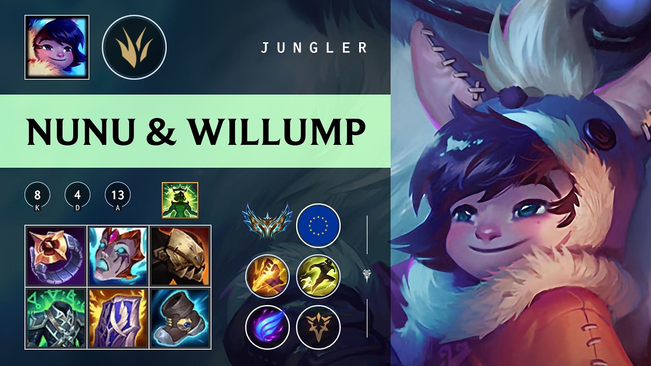 Nunu & Willump Jungle vs Dr. Mundo - EUW Challenger Patch 26.05