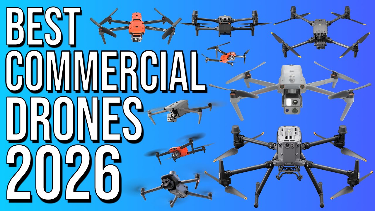 BEST COMMERCIAL DRONE 2026 - PROFESSIONAL ENTERPRISE DRONES 2026 - BUSINESS/INSPECTION/SEARCH/RESCUE