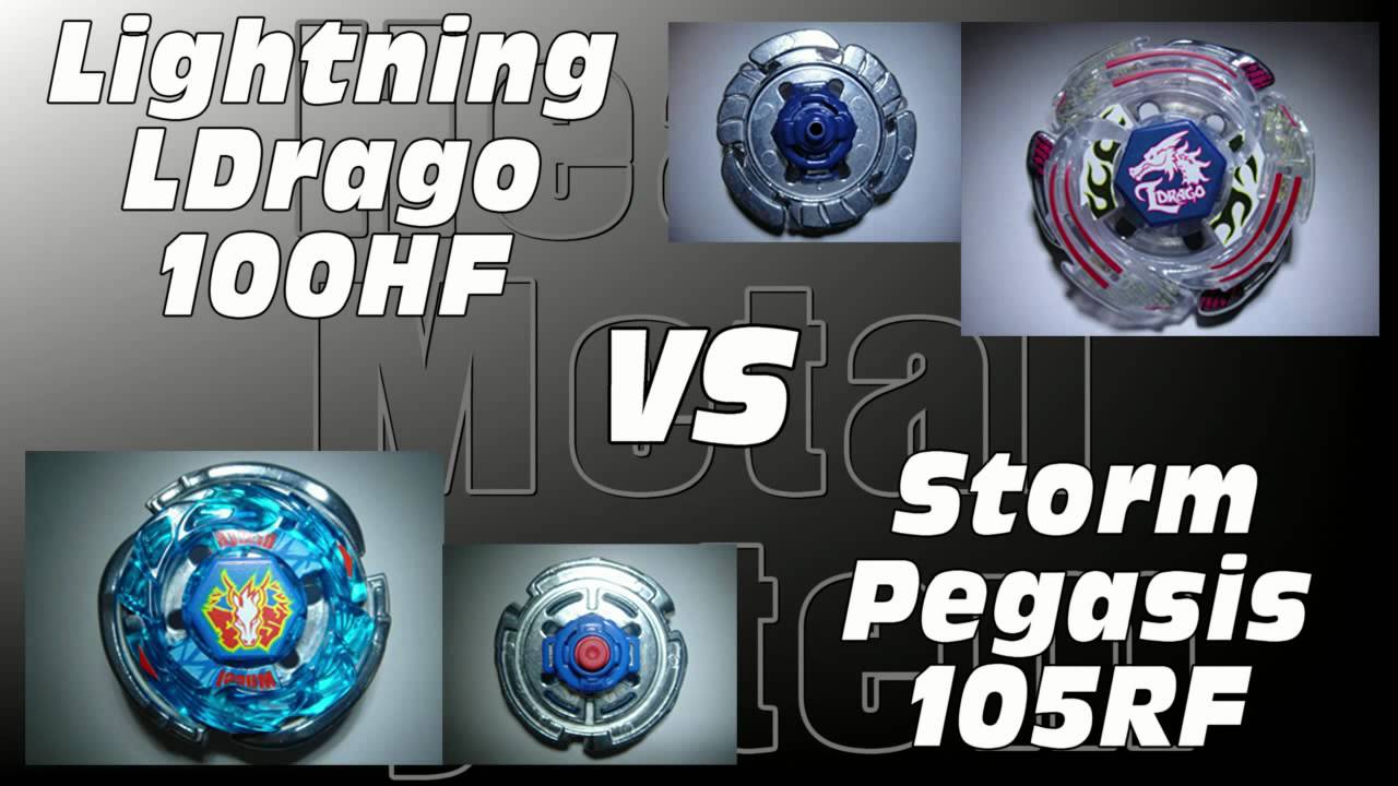Lightning LDrago 100HF VS Storm Pegasis 105RF - AMVBB Beyblade Battle