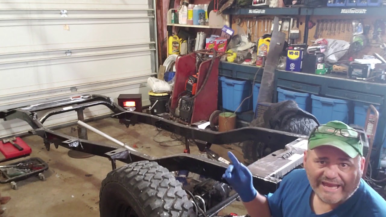 Throttle Down Kustoms CJ7 Frame, Assembly BEGINS !!