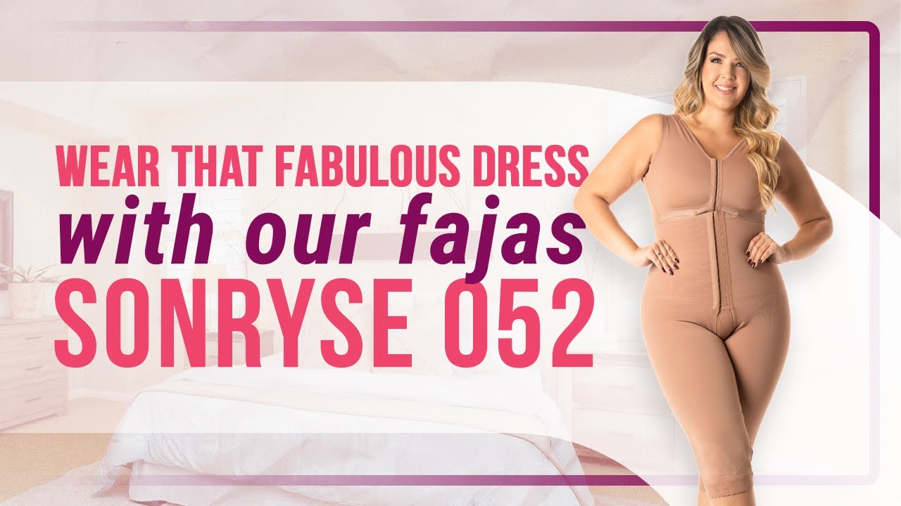 Sonryse faja 052: Learn how to put on a body shaper correctly! Check our mini tutorial