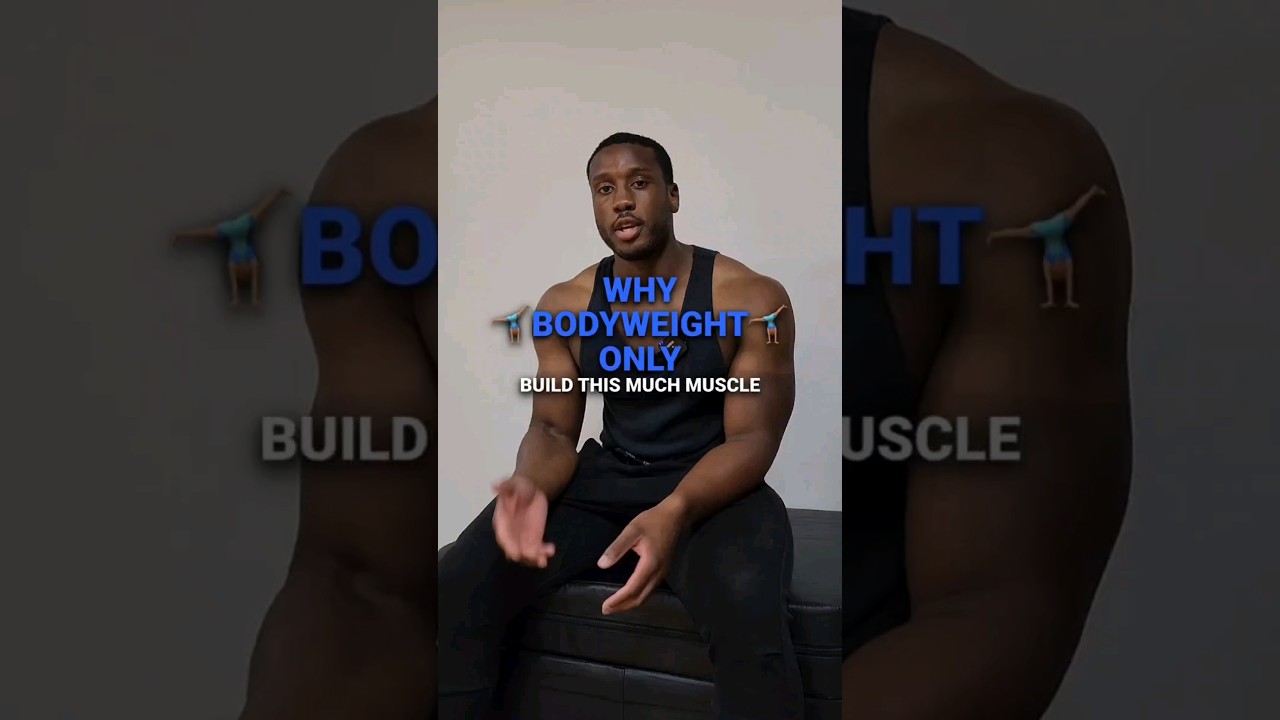 Why Bodyweight Only Builds This Much Muscle #bodyweight #aesthetic