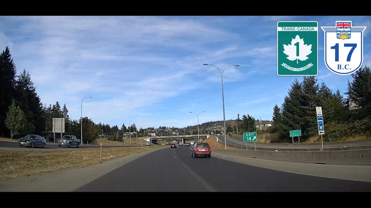 [2020/31] Greater Victoria Highway Tour - Malahat Drive, Highways 1 & 17 from Mill Bay to Sidney, BC