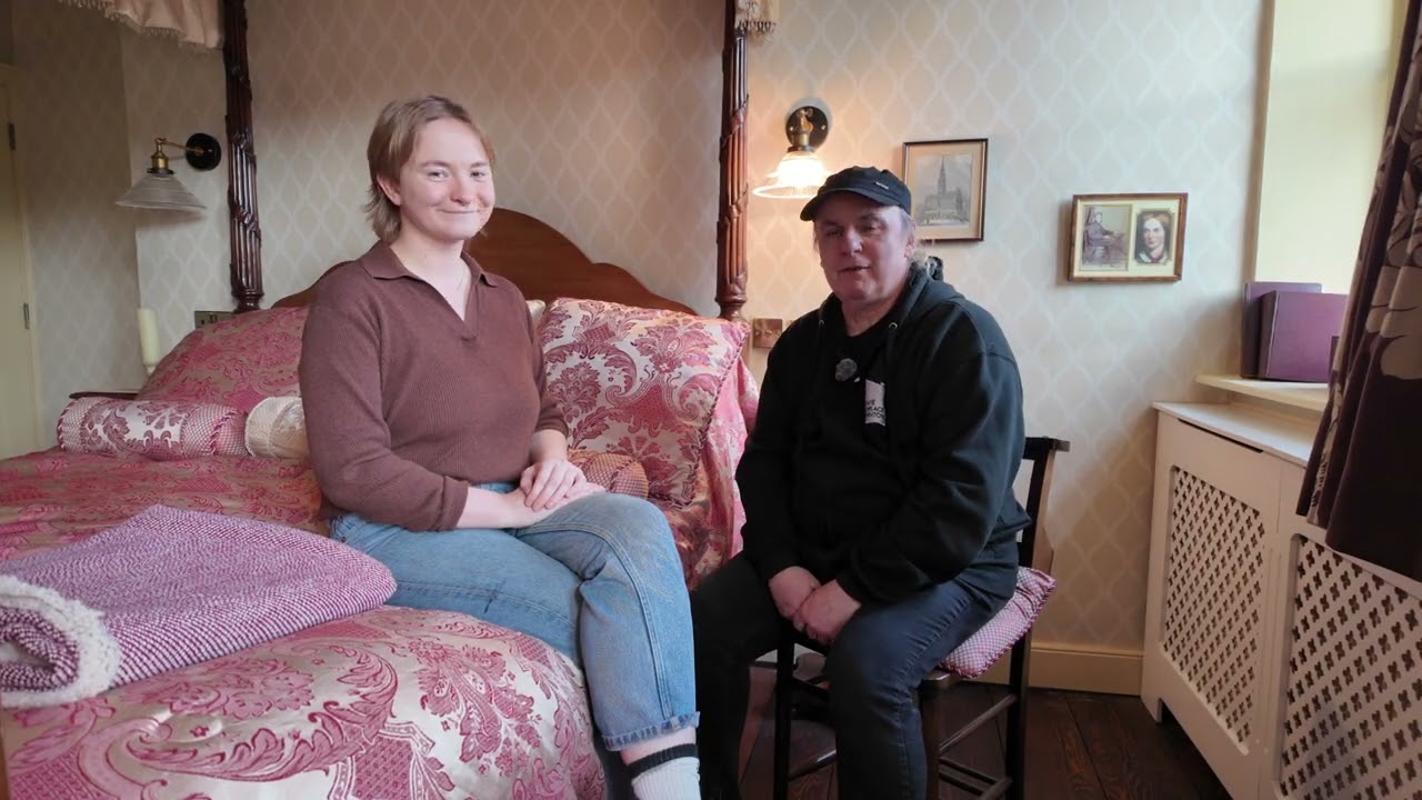 The Bronte Birthplace in Thornton, Bradford.  Wuthering Heights & interview with Anna Gibson